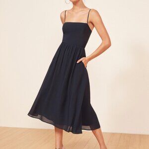 Reformation Rosehip Dress - Navy - Size 4